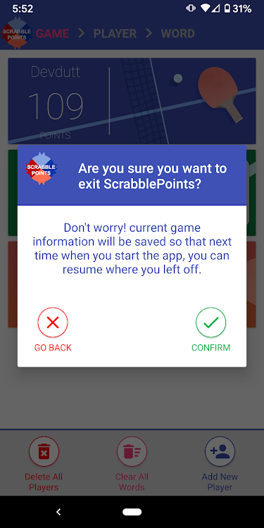 #8. Scrabble Points (Android) By: Devdutt