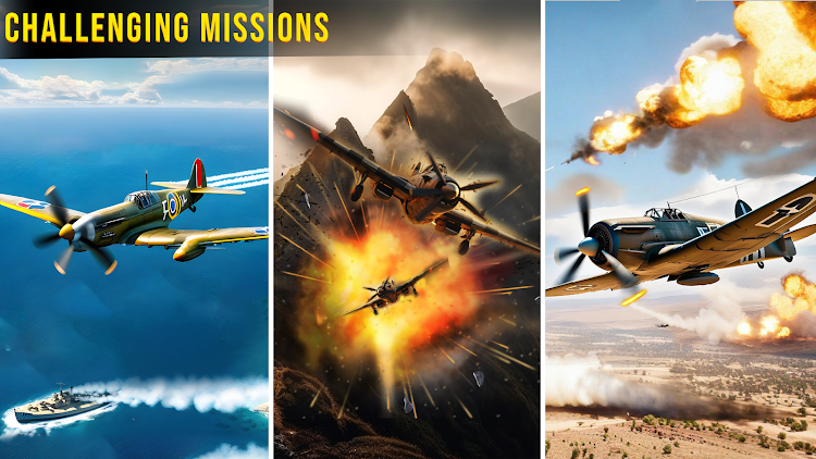 #6. Warplanes Dogfight・WW2 Battle (Android) By: GamesPlus