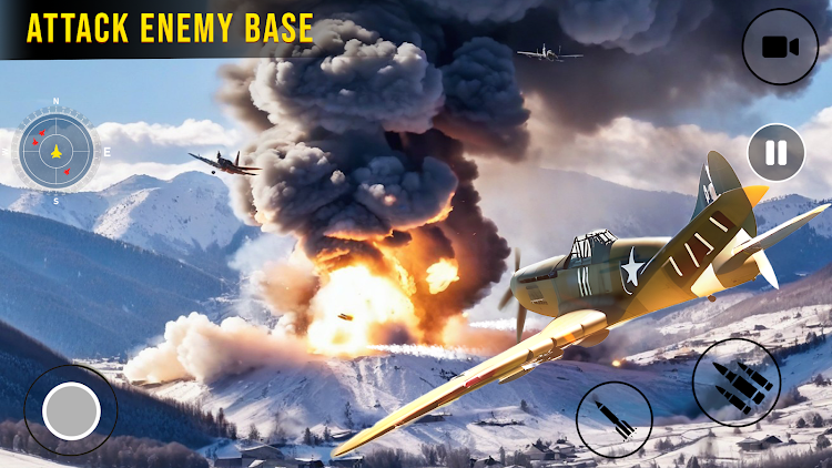 #8. Warplanes Dogfight・WW2 Battle (Android) By: GamesPlus