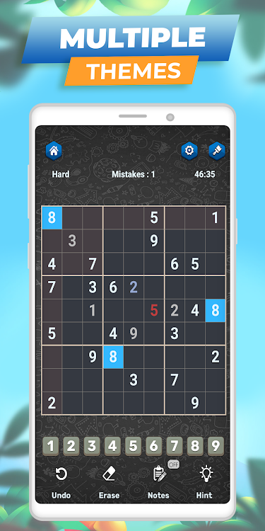 #3. Sudoku Master Premium: Offline (Android) By: otto games