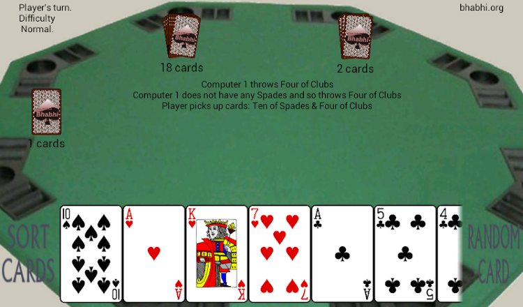 #6. Bhabhi Card Game (Android) By: Moe Singh