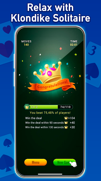 #8. Solitaire: Classic Card Game (Android) By: NewPubCo