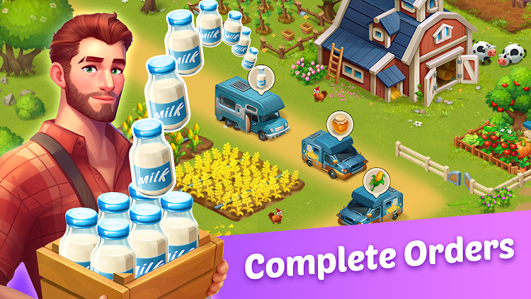 #3. Farming Harvest (Android) By: C.C.T Games