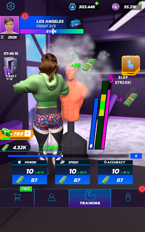 #4. Power Slap: Women Fight 3D (Android) By: Vira Games Inc.