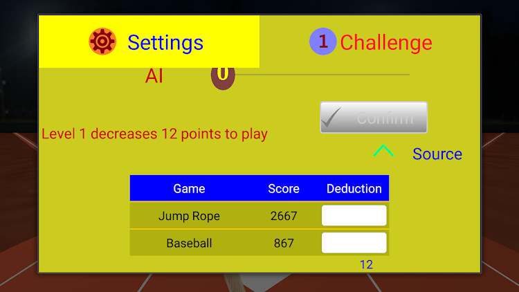 #4. Combo:jump rope & baseball (Android) By: Ya-Chu Yang