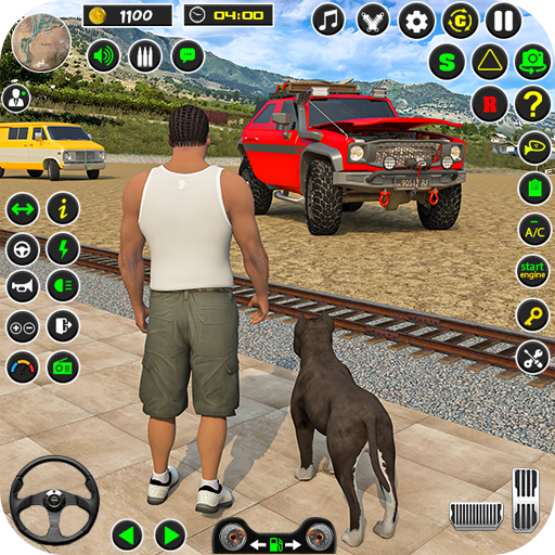 #7. Offroad Jeep Game Simulator 3d (Android) By: Simulation Games Inc.