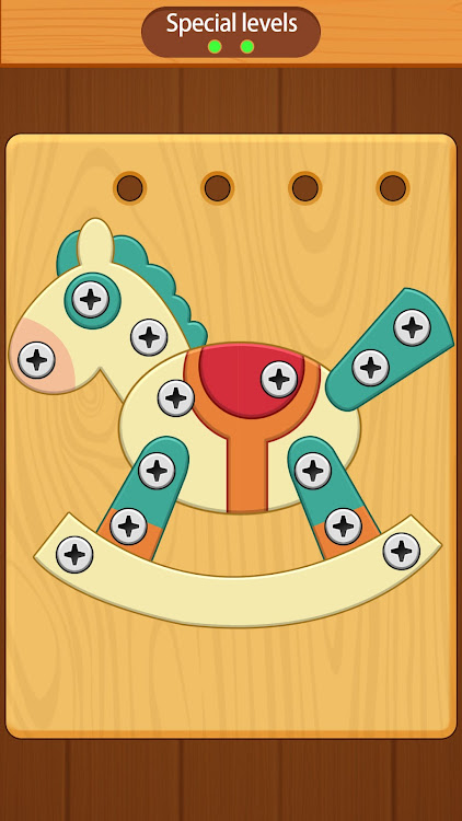 #4. Wood Nuts & Screw Puzzle (Android) By: SunShine Glee