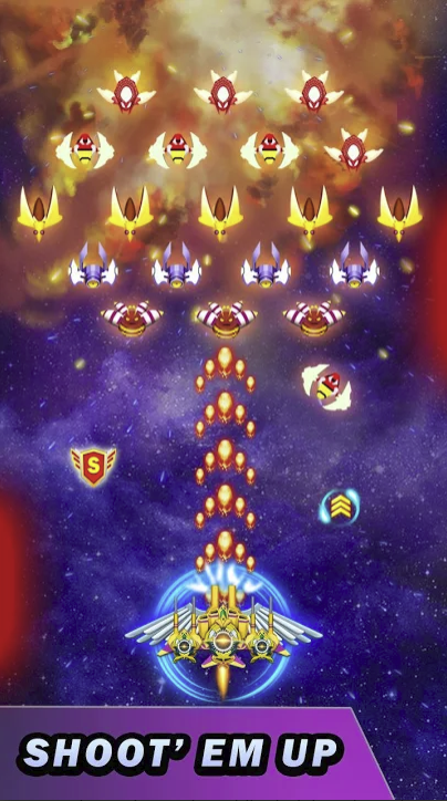 #5. Galaxy Shooter Alien Attack (Android) By: Gameplay City