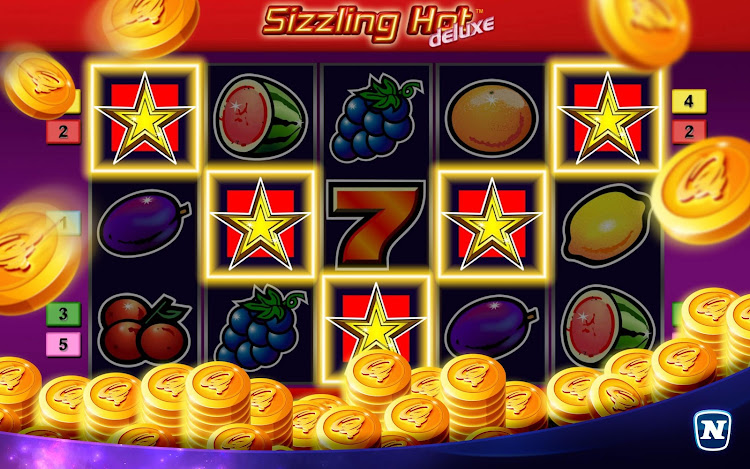 #5. Sizzling Hot™ Deluxe Slot (Android) By: Funstage