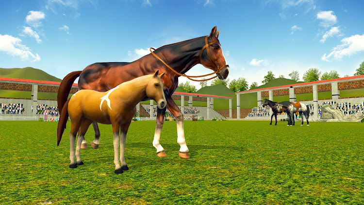 #4. Stars Horse Racing Horse Games (Android) By: Games Logix