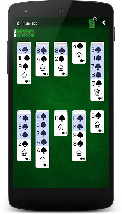 #2. Cards Space (Android) By: Green Ball Studio