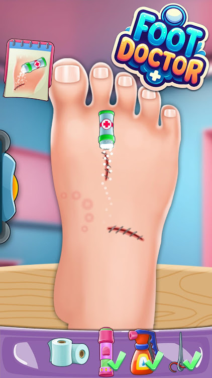 #6. Foot Doctor Game (Android) By: IKMobileGames