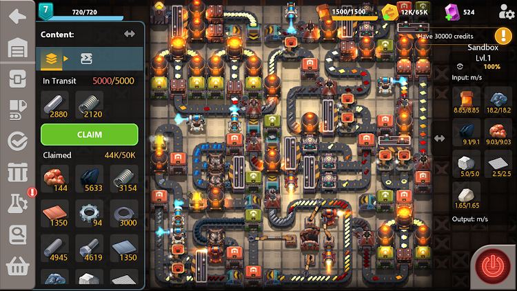 #5. Sandship: Crafting Factory (Android) By: Rockbite Games