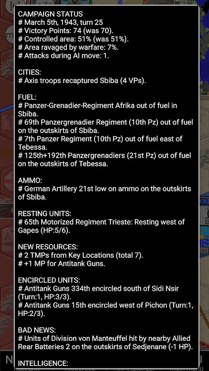 #7. Axis Endgame in Tunisia (Android) By: Joni Nuutinen