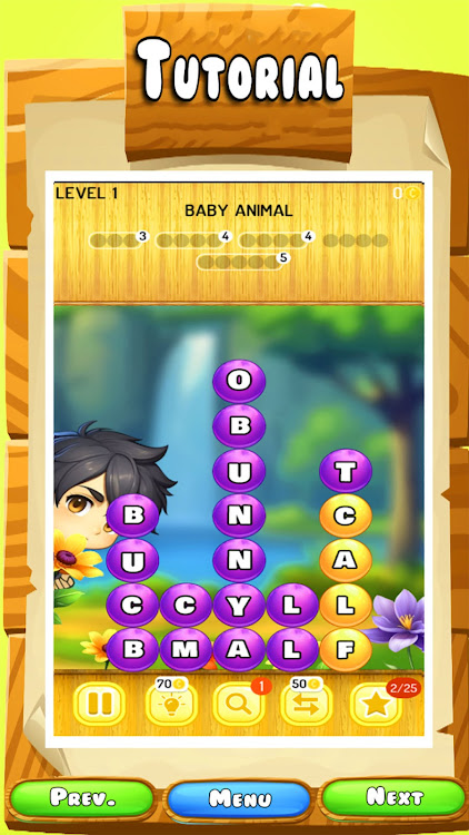 #2. Word Craft (Android) By: Tuga Studios