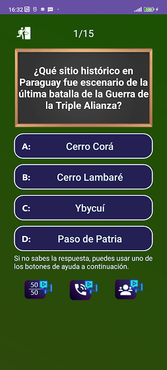 #3. Quiz de Paraguay (Android) By: Jatisari Inovasi Studio