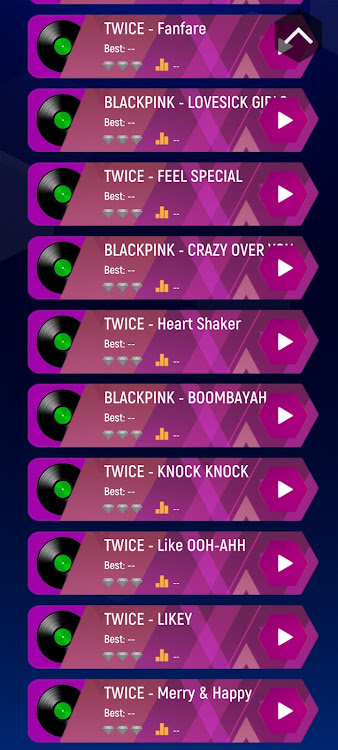 #6. BLACKPINK vs TWICE Tiles Hop (Android) By: MINTDIV