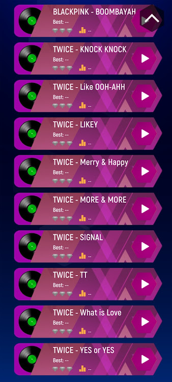 #8. BLACKPINK vs TWICE Tiles Hop (Android) By: MINTDIV