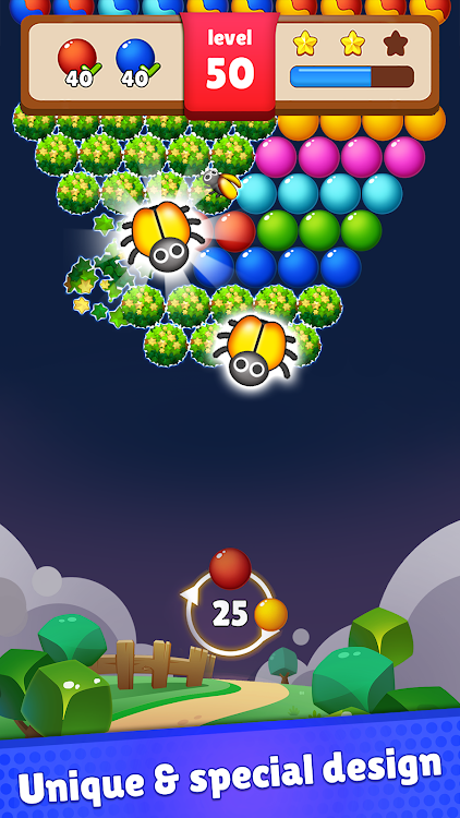 #4. Bubble Hunter Origin : Arcade (Android) By: SUPERBOX Inc