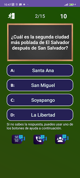 #2. Quiz de El Savador (Android) By: Jatisari Inovasi Studio