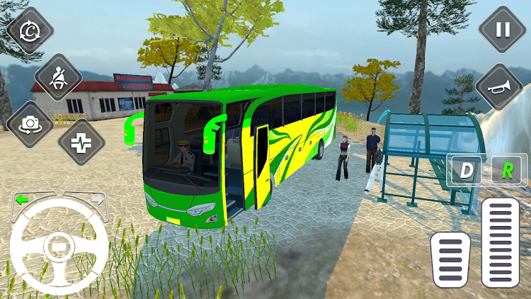 #2. Coach Bus Game City Bus (Android) By: The Games Store