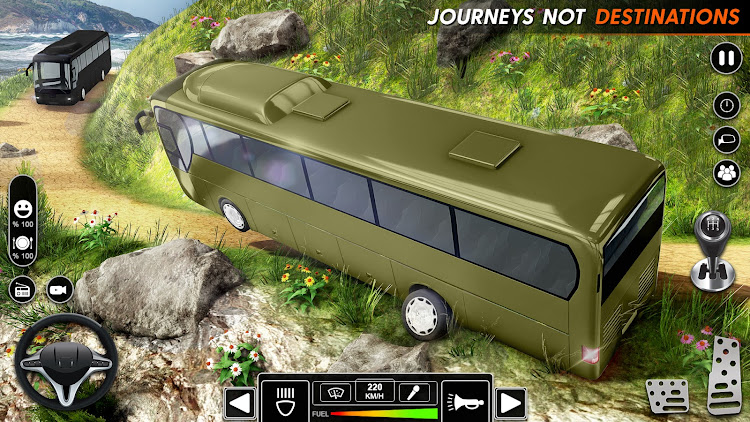 #6. US Coach Bus Simulator Games (Android) By: Gaming Engine