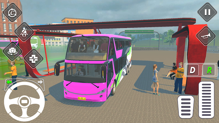 #8. Coach Bus Game City Bus (Android) By: The Games Store