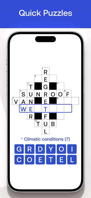 #4. Crossword by puzzling.com (Android) By: puzzling.com