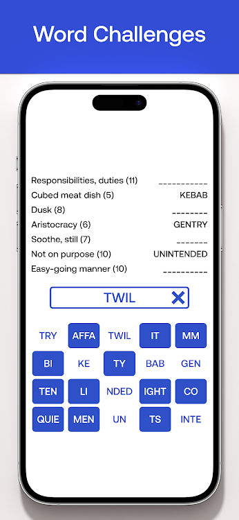 #5. Crossword by puzzling.com (Android) By: puzzling.com