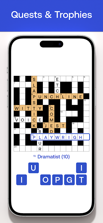 #7. Crossword by puzzling.com (Android) By: puzzling.com