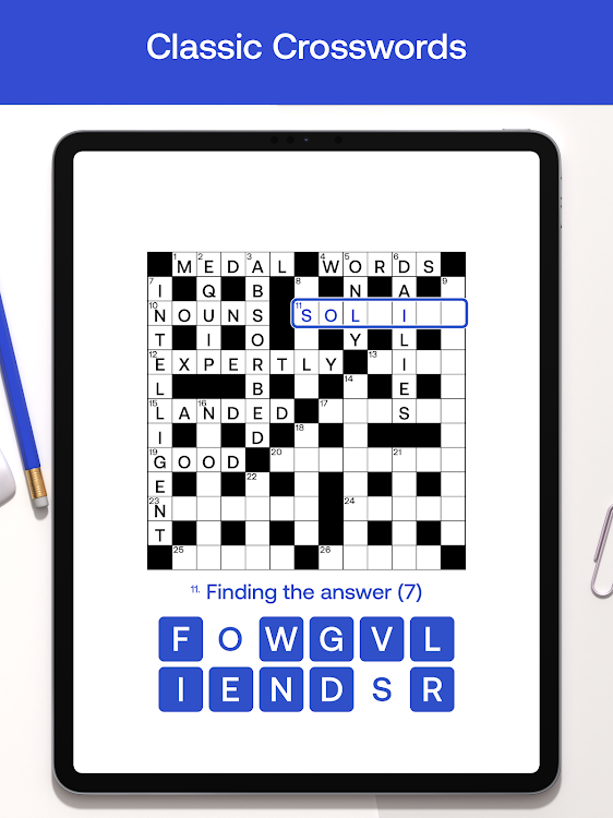 #9. Crossword by puzzling.com (Android) By: puzzling.com