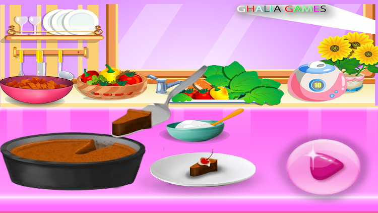 #8. Cake - Cooking Games For Girls (Android) By: ghalia games