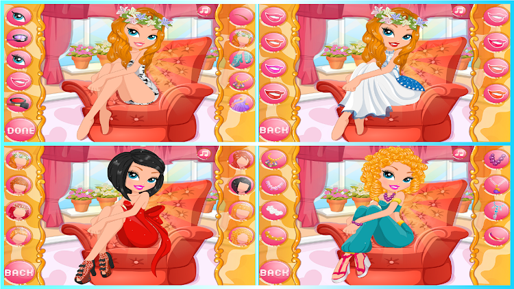 #2. girls games dress up - spa day (Android) By: ghalia games