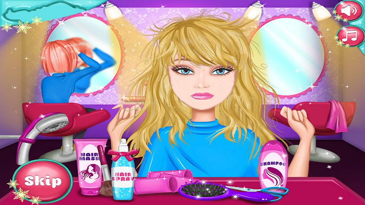 #7. makeover game : Girls games (Android) By: ghalia games