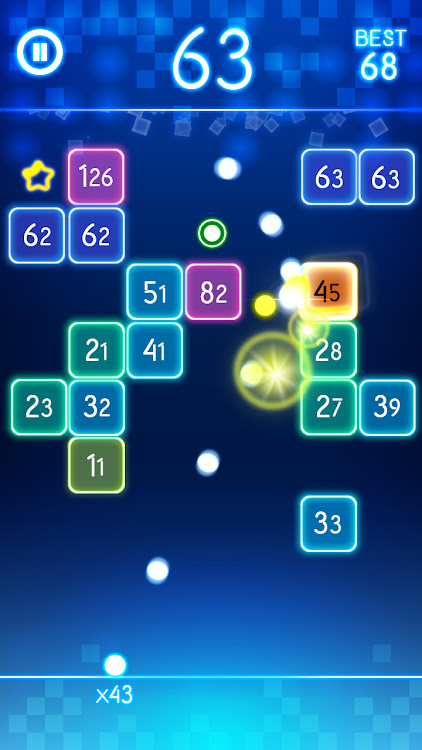 #9. Glow Balls - Bricks Breaker (Android) By: VVinner