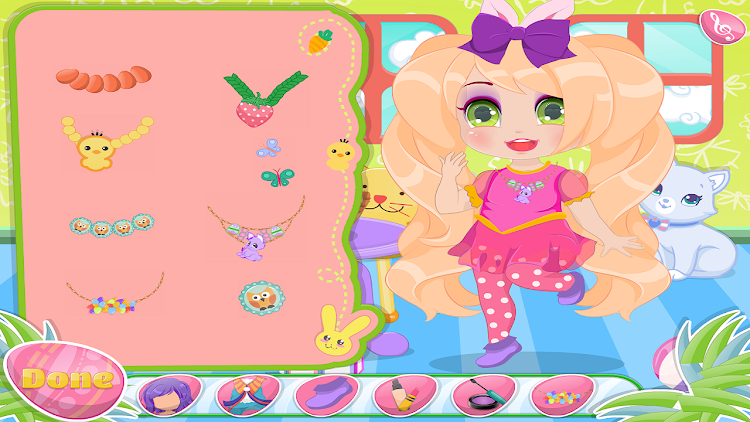 #3. Nail salon and Dress up game (Android) By: ghalia games