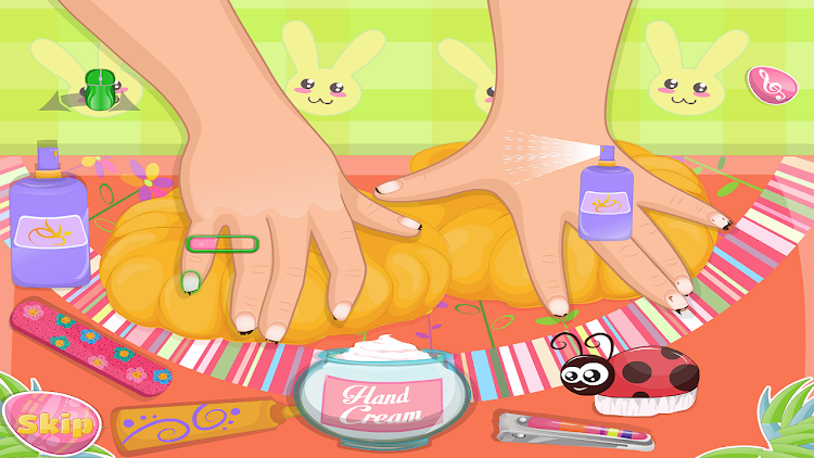 #8. Nail salon and Dress up game (Android) By: ghalia games