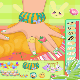 Nail salon and Dress up game