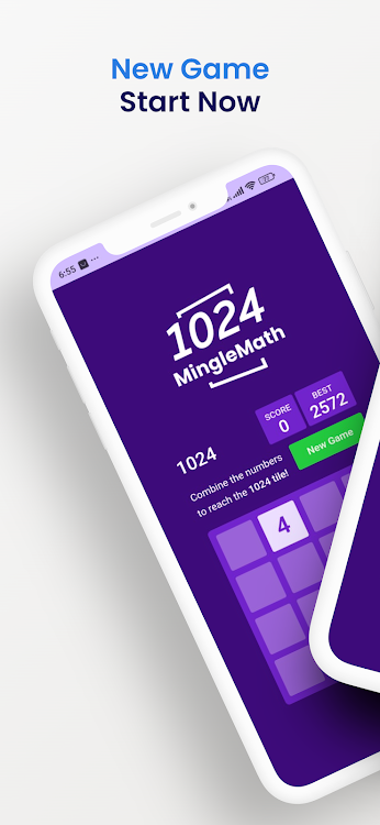 #5. Mingle Math 1024 (Android) By: Mussadiq Hafeez