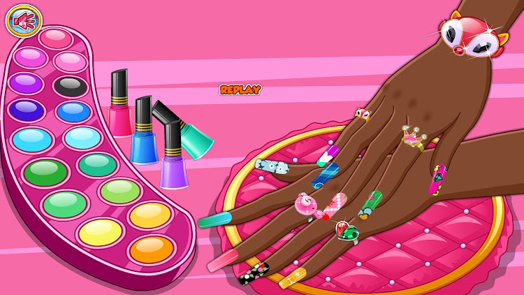 #3. Pretty nail & manicure salon m (Android) By: ghalia games