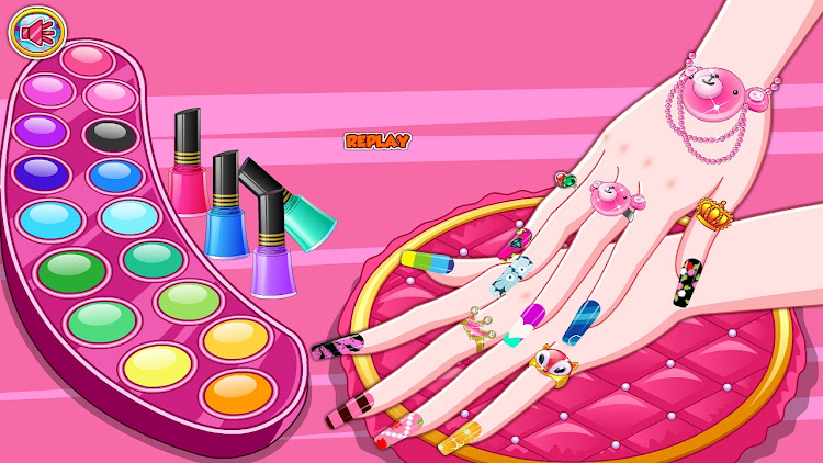 #5. Pretty nail & manicure salon m (Android) By: ghalia games