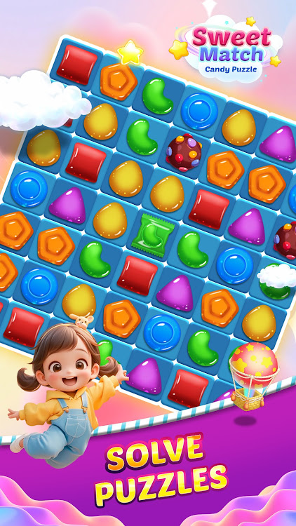 #2. Sweet Sugar: Match 3 Puzzle (Android) By: VSoft Amazing