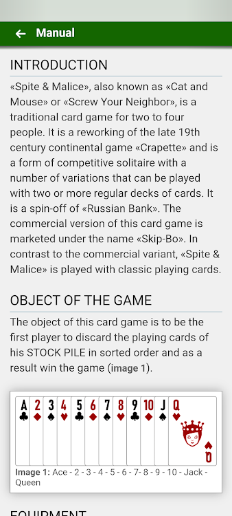 #8. Spite & Malice (Premium) (Android) By: MOD Entertainment