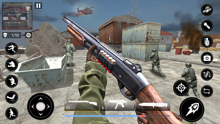 #2. AgentSteve: FPS Shooting Game (Android) By: Ropstam Game Studio