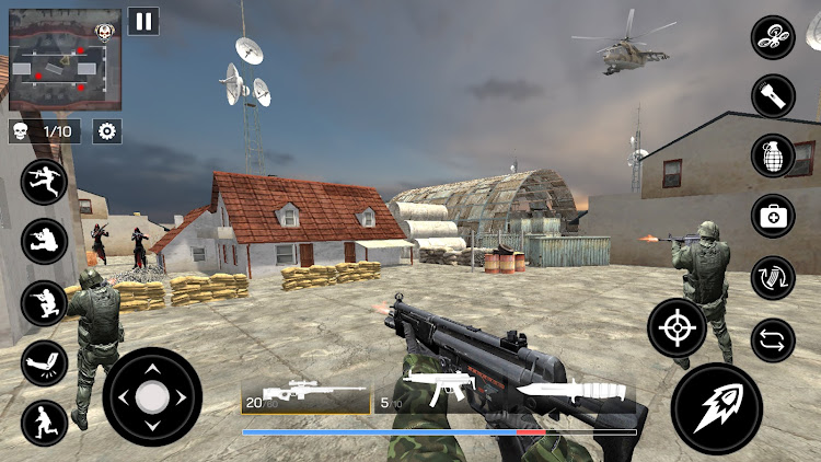 #7. AgentSteve: FPS Shooting Game (Android) By: Ropstam Game Studio