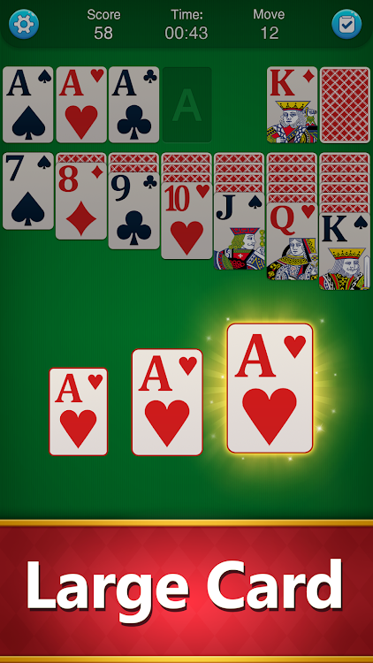 #2. Solitaire: Big Card Games (Android) By: Fun Solitaire Card Games Ltd.