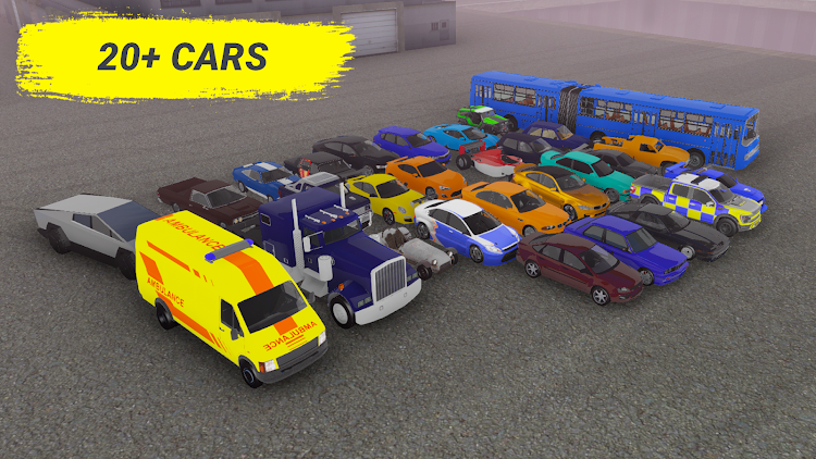 #3. Crash Test Simulator 3D cars (Android) By: Oleksandr Lypka