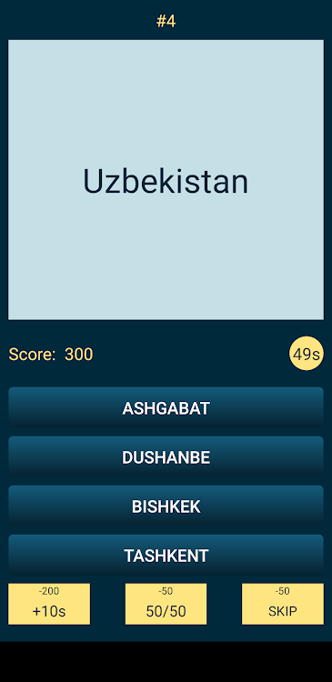 #3. Geography Quiz (Android) By: Milena Peric