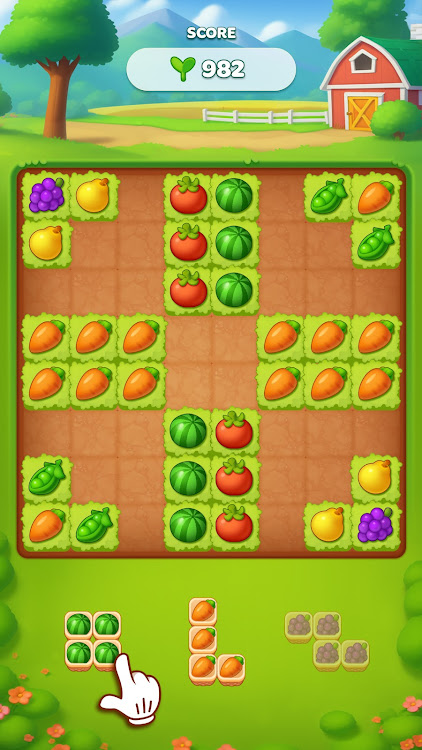 #3. Farm Blocks: Block Puzzle Game (Android) By: Malpa Games