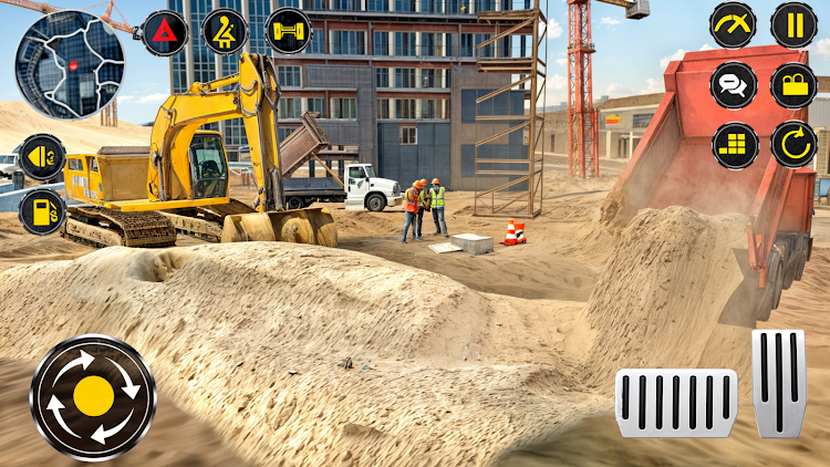 #4. Heavy Excavator Simulator PRO (Android) By: Fazbro